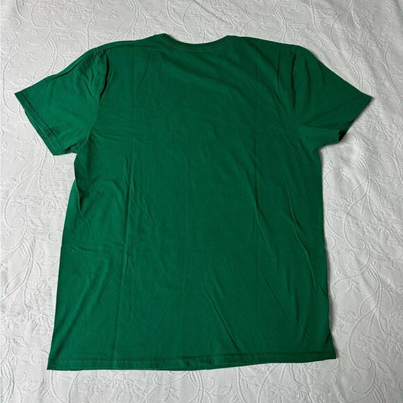 Men’s Green Santa Shirt Size Large - Picture 4 of 4